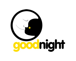 Good Night Logo Design