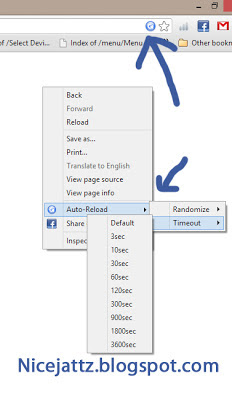 Reload tabs automatically in Google Chrome