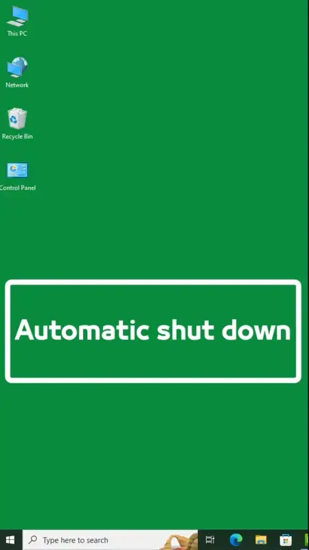 طريقة إغلاق جهاز الكمبيوتر بوقت محدد Automatic shut down