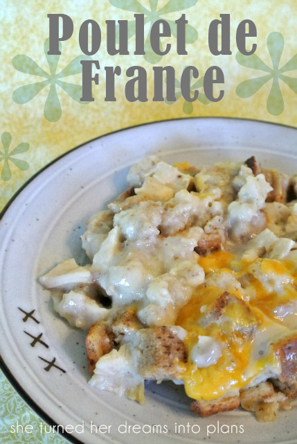 Poulet de France: a quick and easy chicken casserole