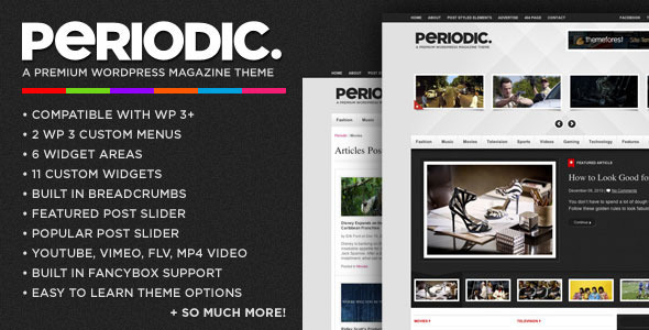 Periodic - Magazine WordPress Theme Free Download by ThemeForest.