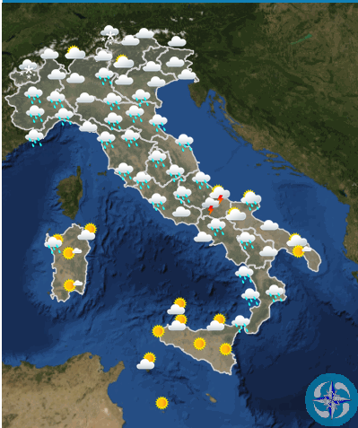 Previsioni meteo di domani