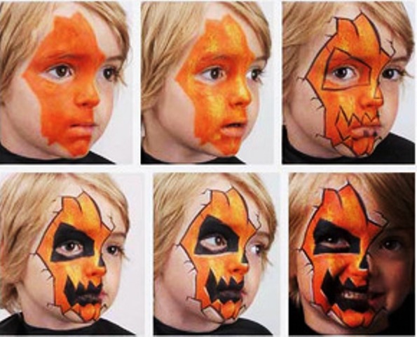 Simple Face Painting Designs Printable Halloween