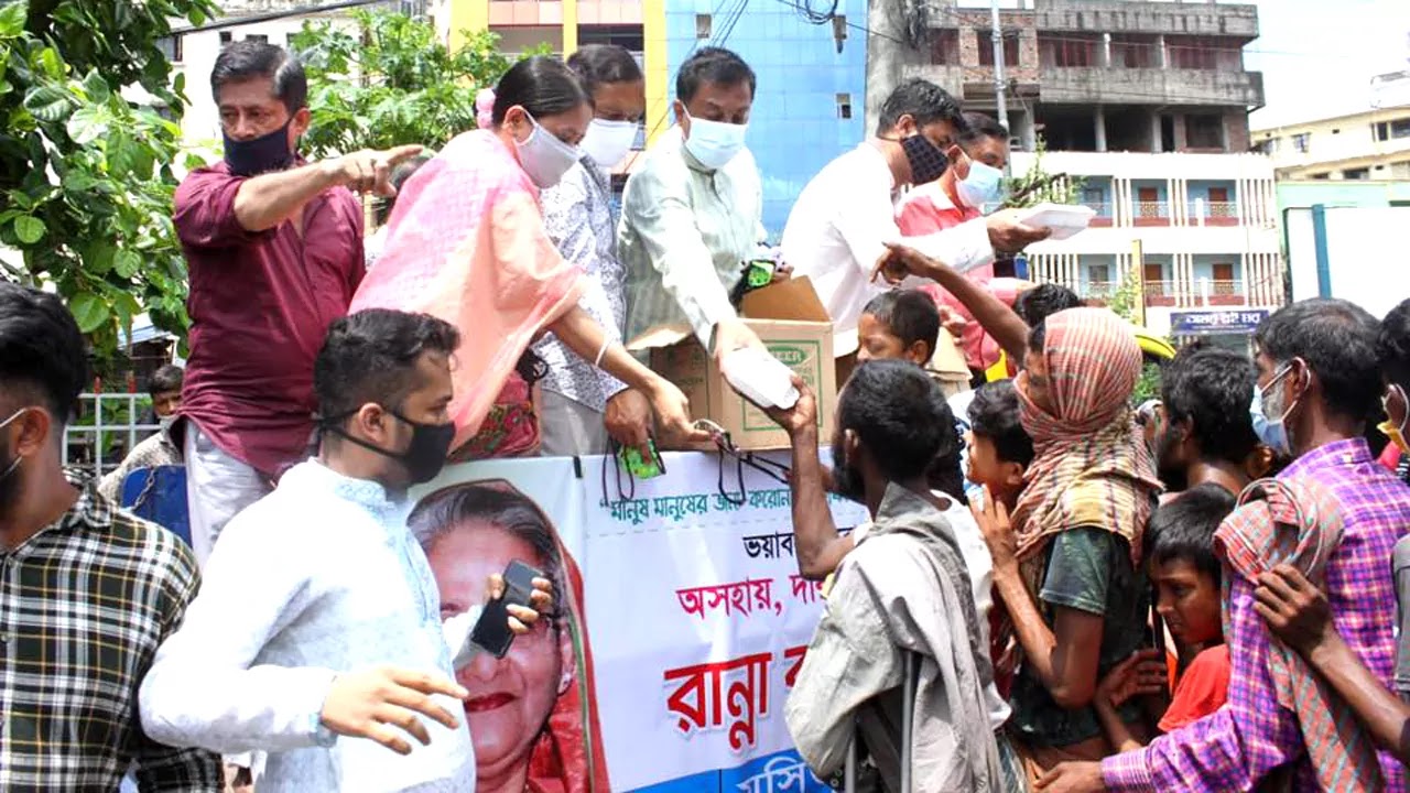 শেখ হাসিনার ঘোষণা করোনা লক-ডাউনকালে কেউ অভুক্ত থাকবে না