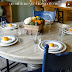 Dining Table With Navy Blue Chairs