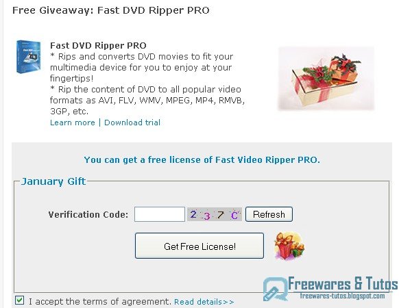 Offre promotionnelle : Fast DVD Ripper PRO gratuit ! (3ème édition)