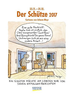 Schütze 2017: Sternzeichen-Cartoonkalender