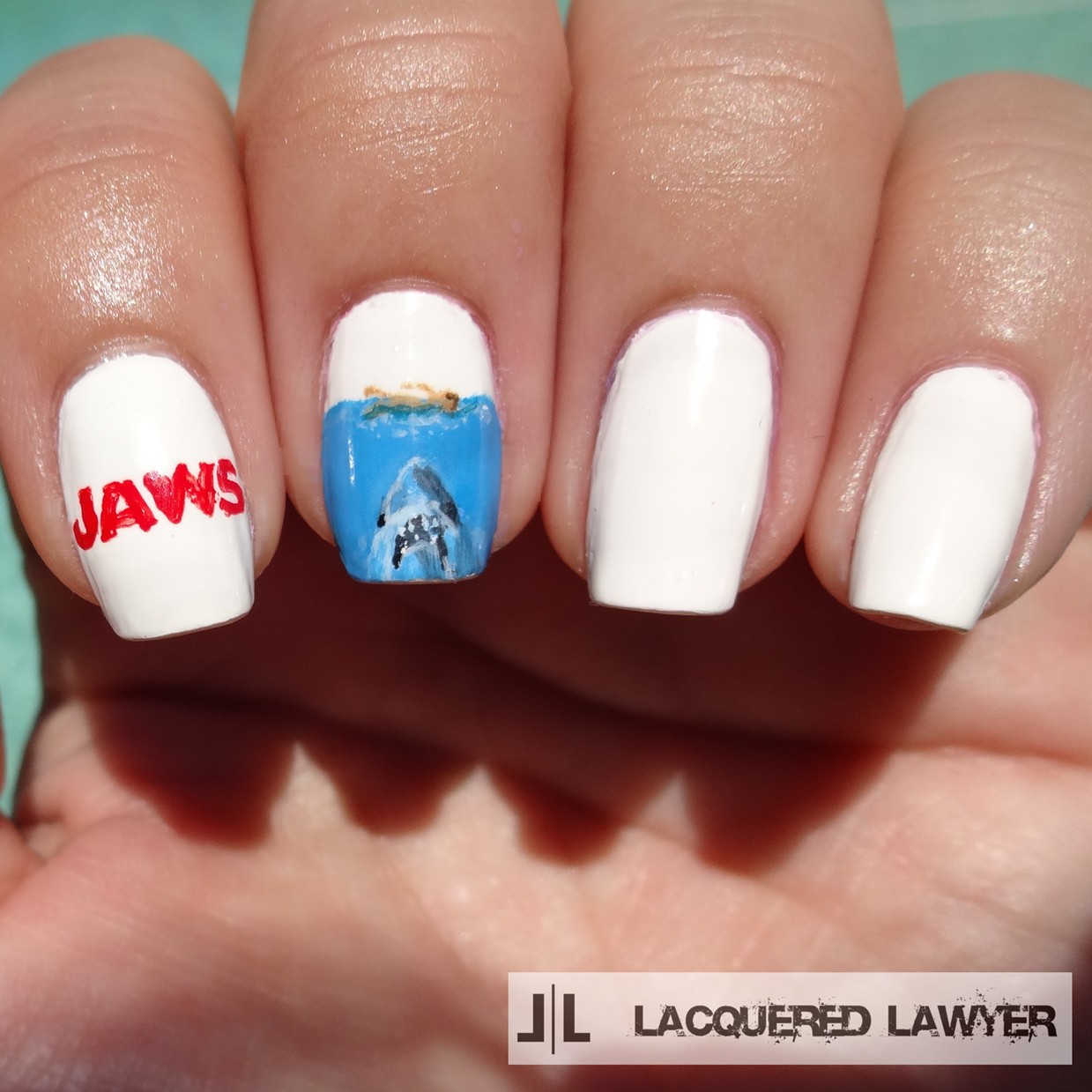 Jaws Nail Art