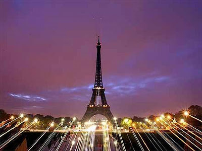 París Foto profissional da Torre Eiffel na Paisagem