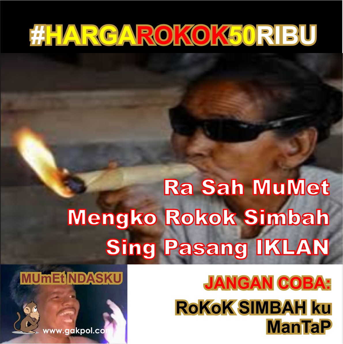 Gambar Meme Kocak Rokok