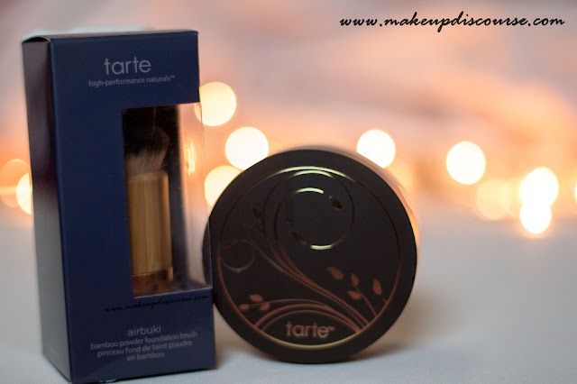 tarte Amazonian Clay Full Coverage Airbrush Foundation & tarte Airbuki Bamboo Powder Foundation Brush. tarte cosmetics ships to India