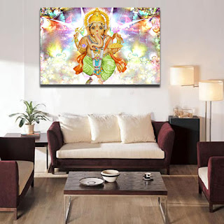 Ganesha Paintings on Canvas
