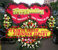 gambar-bunga-papan-happy-wedding