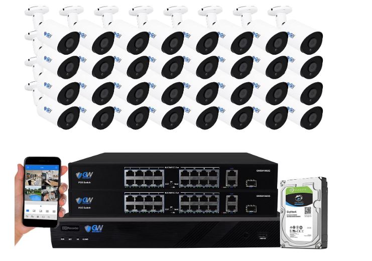 Camstar GW Security 32 Channel 4K Security Camera