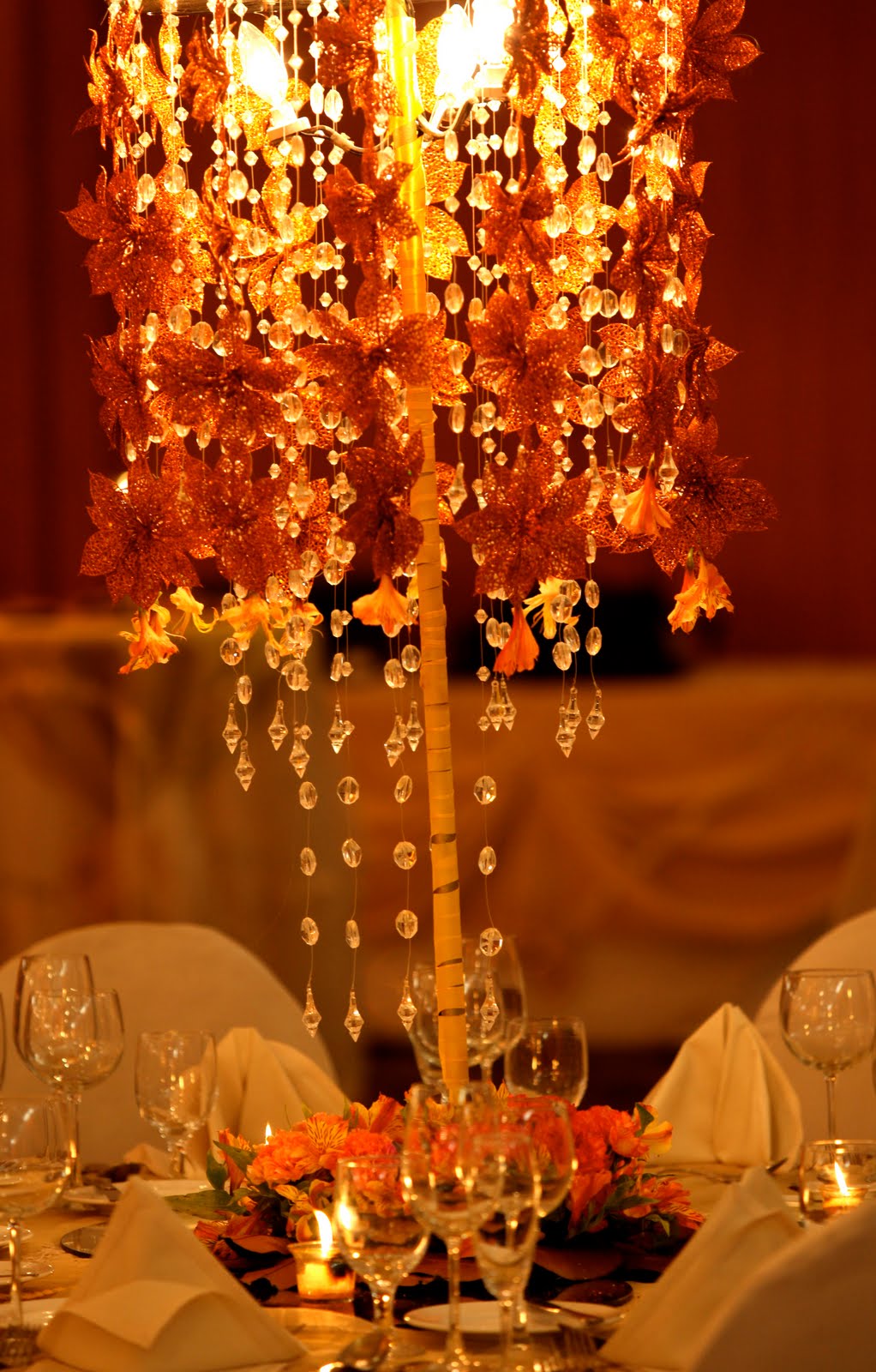 autumn wedding centerpieces