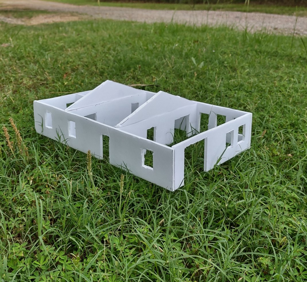 Foam board Model House Plan