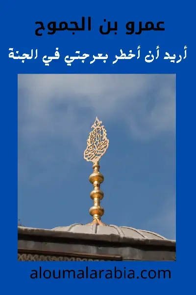 عمرو بن الجموح - أريد أن أخطر بعرجتي في الجنة