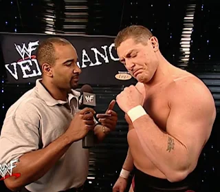 WWE / WWF Vengeance 2001 - WIlliam Regal talks to Coach about The Power of the Punch