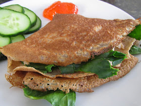 Gluten Free Hot Crepe Sandwich