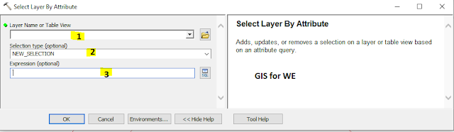 Select Layer by Attribute Tool