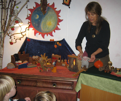 Monatsfeier im Kindergarten - November