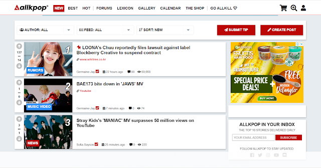 5 Website Penyedia Informasi K-Pop Terupdate