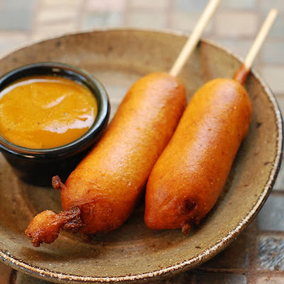 Mini corn dogs