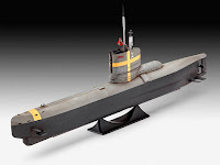 Revell 1/144 German Submarine TYPE XXIII (05140) English Color Guide & Paint Conversion Chart 