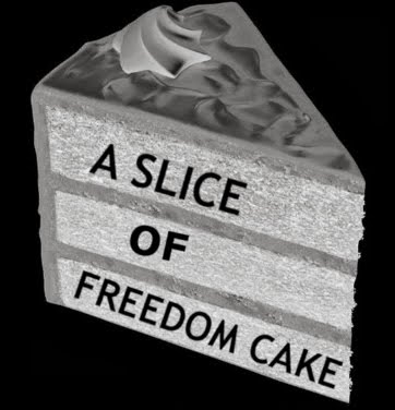 A Slice of Freedom Cake