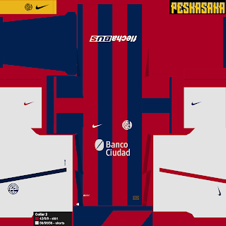 Kit San Lorenzo de Almagro para Efootball PES 2021