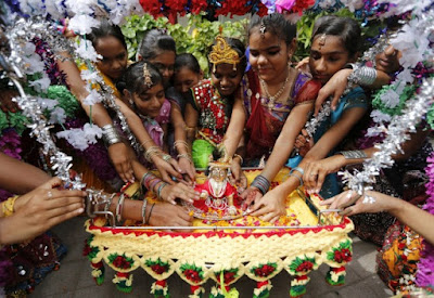 Krishna Janmashtami Celebration Mathura Images