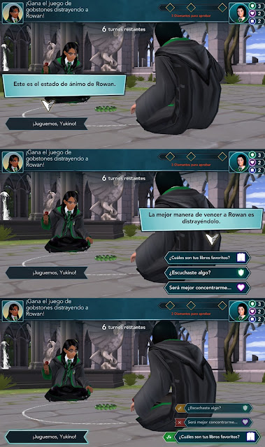 Hogwarts Mystery fotonovela rowan gobstones