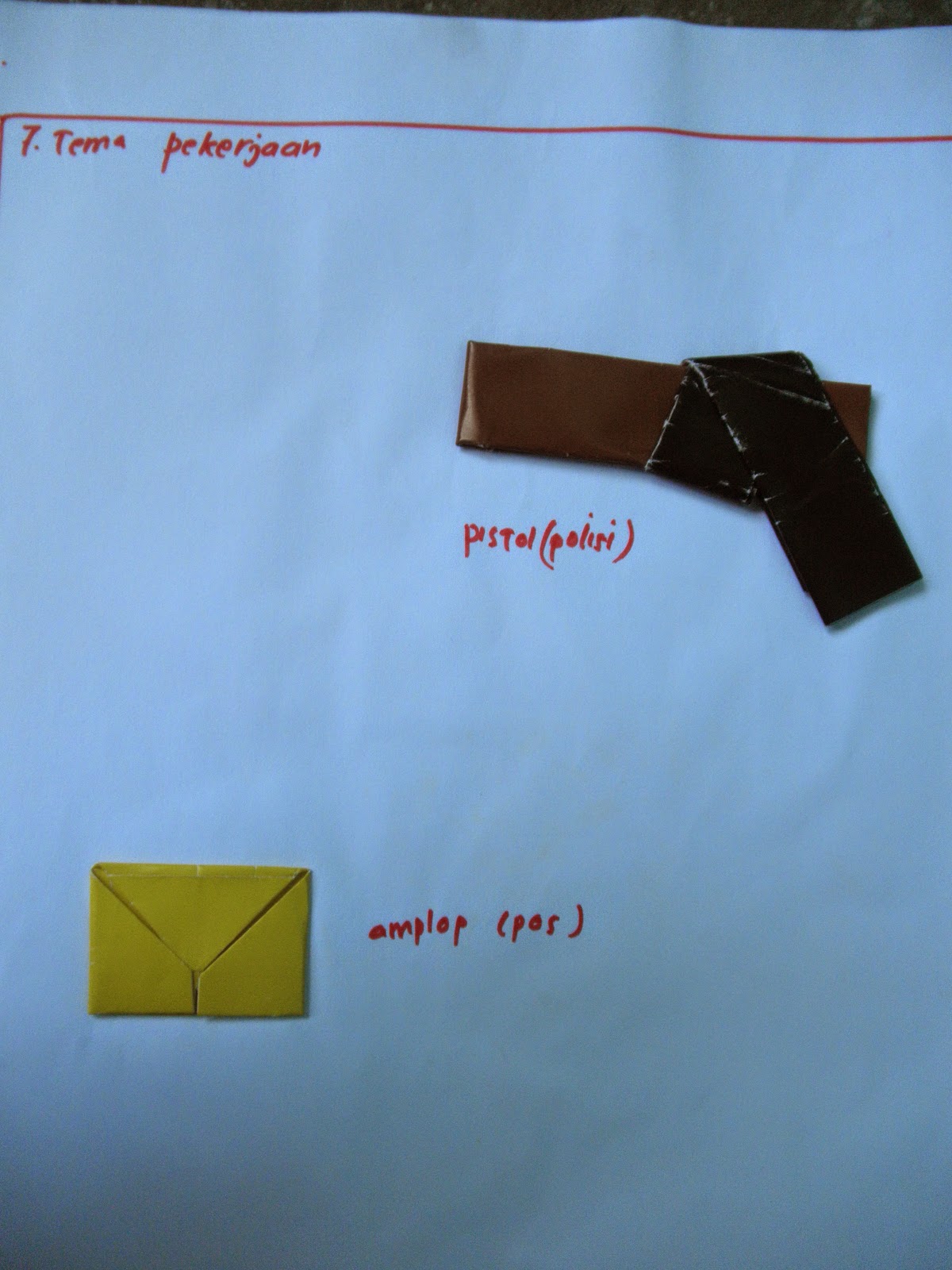 contoh origami melipat kertas untuk  PAUD  berdasarkan 
