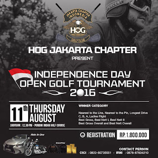 HOG Jakarta - Independce Day Open Golf Tournament 2016