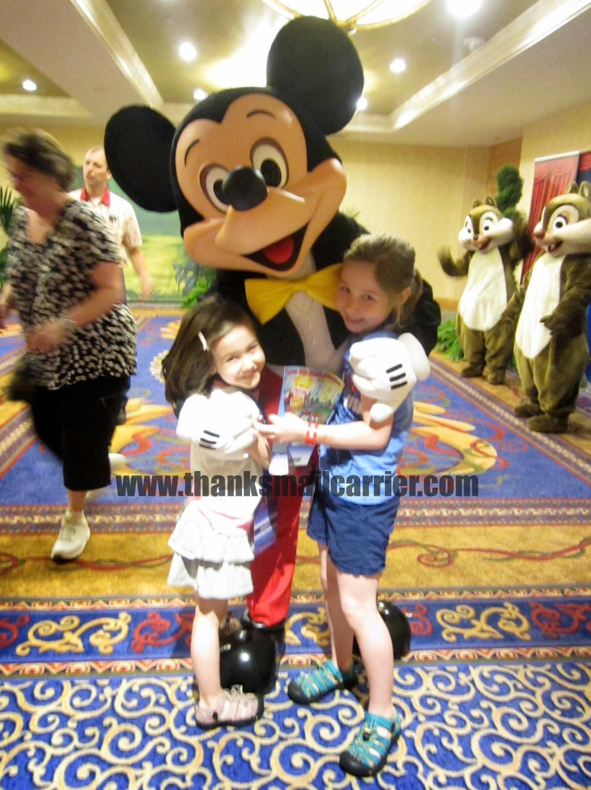 meeting mickey mouse