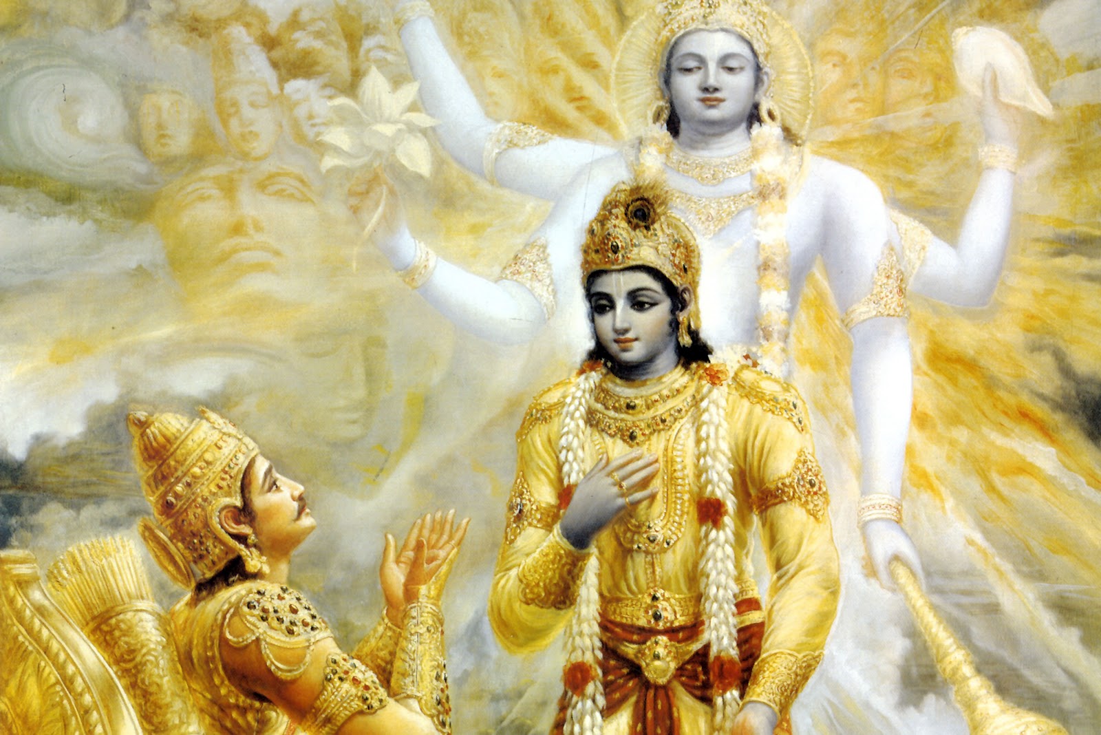 GOD HD Wallpapers: Krishna and Arjun