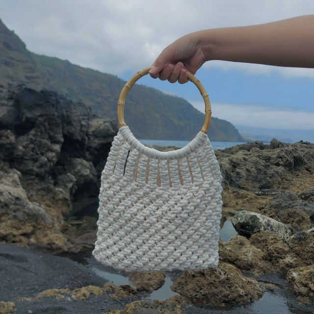 patron digital bolso macrame