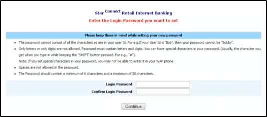 enter password