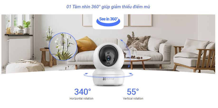 camera xoay 360 độ