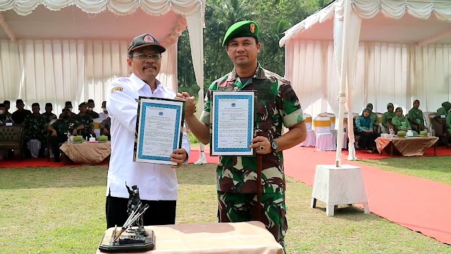 Bangun Jalan,Talud dan Rehab 4 RTLH, TMMD 114 Desa Kabuaran Prembun Resmi Ditutup