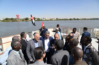 وزير الري ونظيره السوداني يتفقدان محطة قياس تصرفات الخرطوم على النيل الازرق