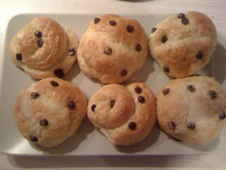 Panecillos de Brioche con chocolate