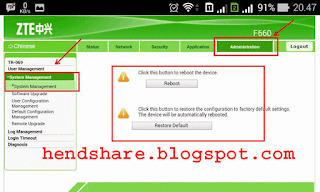 Cara Mudah Reboot Modem Zte F660 dengan Smartphone