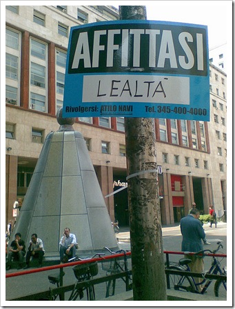 affittasi