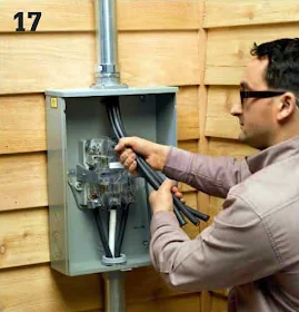 Instalaciones eléctricas residenciales - Instalando la alimentación de la base del medidor