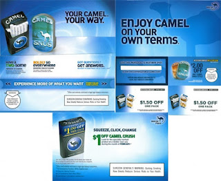 Camel Cigarettes Coupons