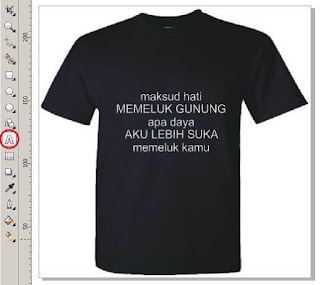 Cara Membuat Desain Kaos Distro Tema Tipografi dengan 