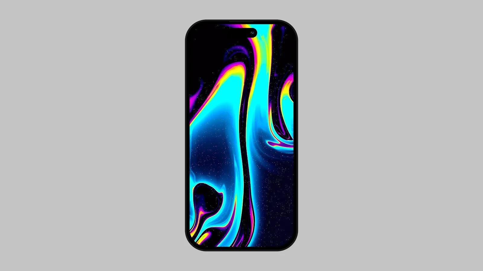 Iridescent Abstract Background 4K Wallpaper for iOS