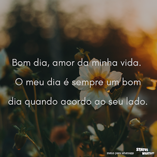 bom dia meu amor