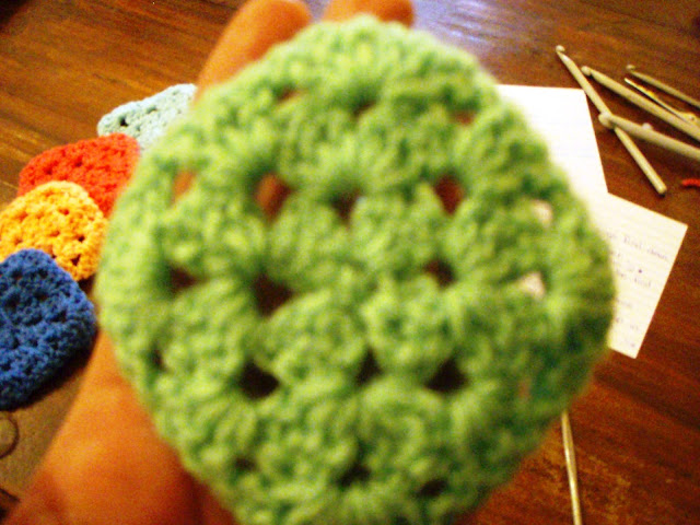 granny square easy one colour